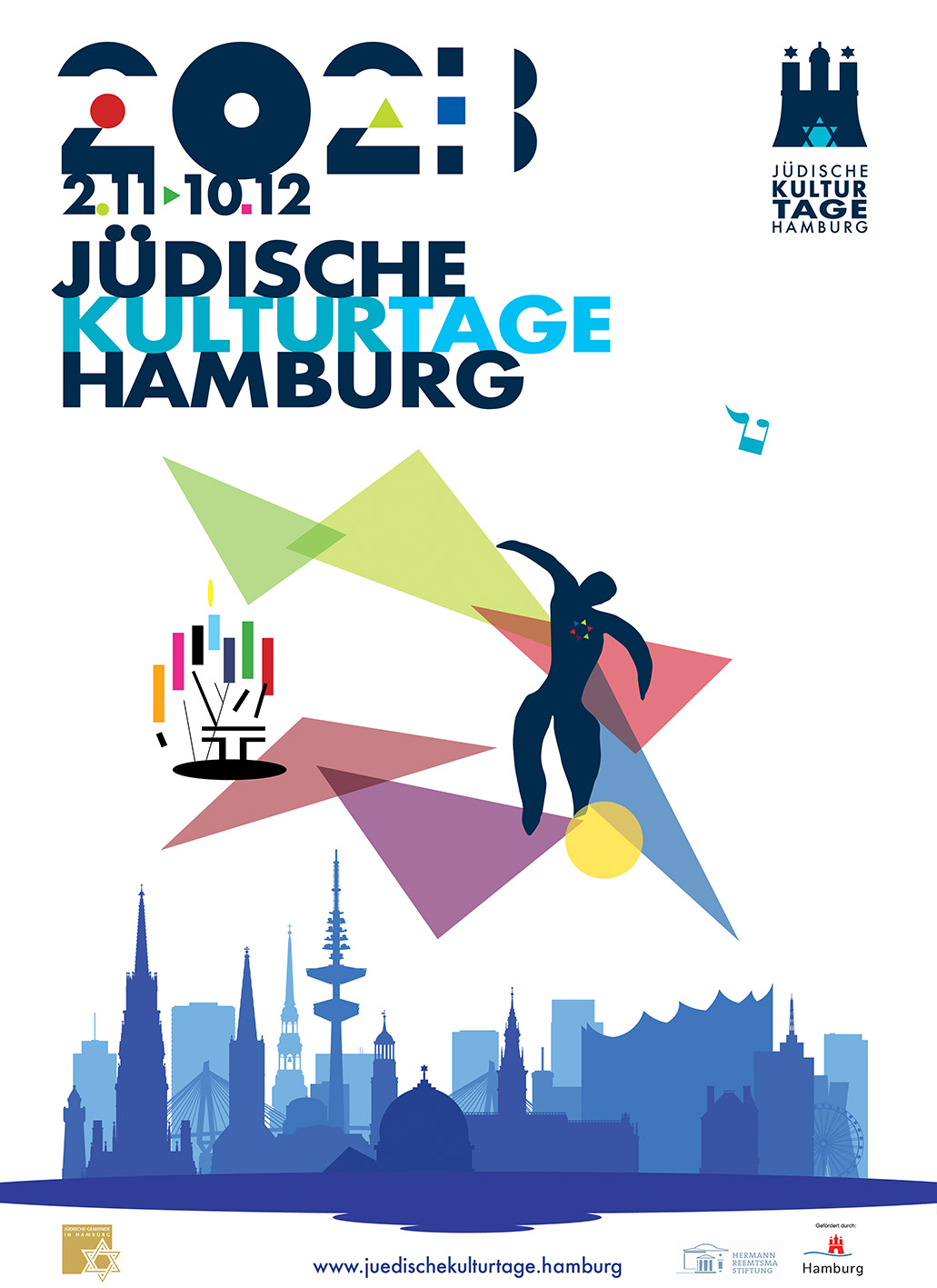 Plakat Jüdische Kulturtage Hamburg